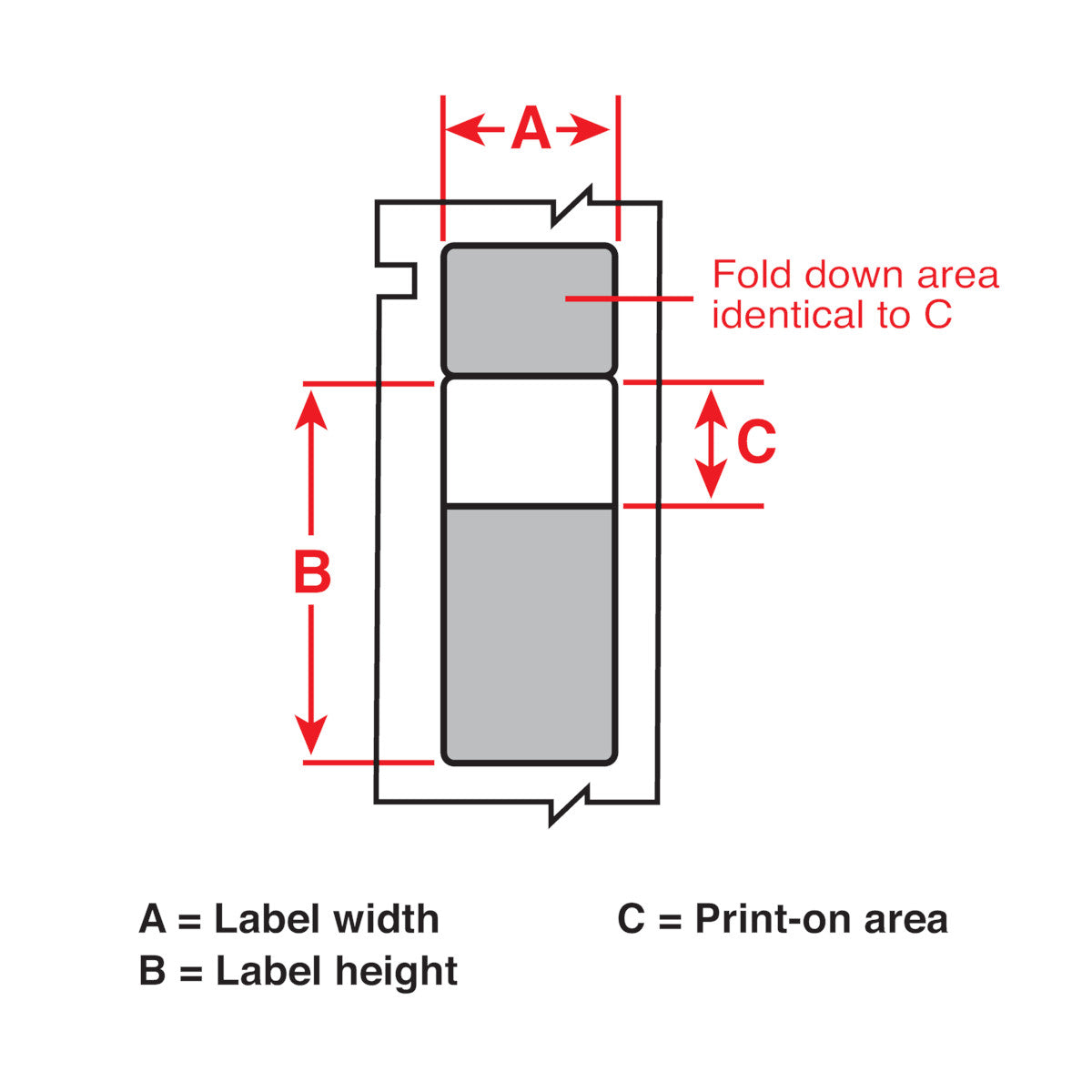 Brady B33RO-299-427 Rotating Self-laminating Vinyl Labels for i3300/BBP33 151032