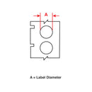 Brady M6-82-499-YL Aggressive Adhesive Multi-Purpose Nylon Labels for M610, M611, BMP61, M710 (with media adapter) and BMP71 (with media adapter) 173907