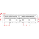 Brady LAT-23-747-2.5 LaserTab Laser Printable Labels 029755