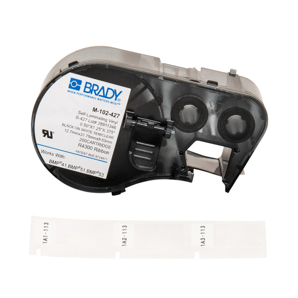 Brady M-102-427 Bmp41/Bmp51/Bmp53 Labelmaker Labels 143261