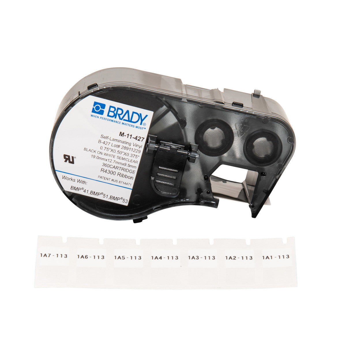 Brady M-11-427 Bmp41/Bmp51/Bmp53 Labelmaker Labels 143252