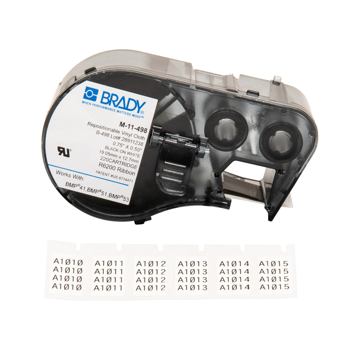 Brady M-11-498 Bmp41/Bmp51/Bmp53 Labelmaker Labels 143332