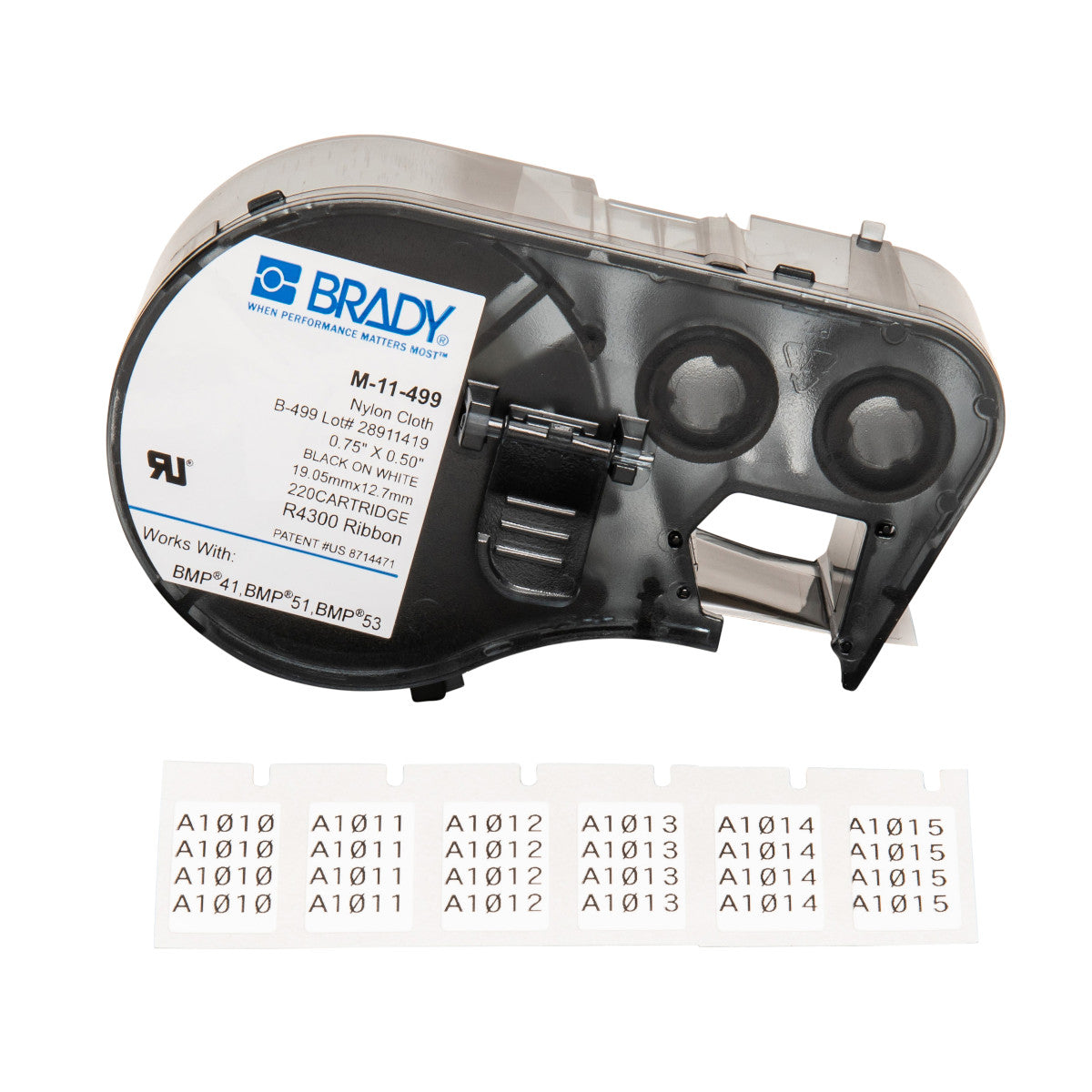 Brady M-11-499 Bmp41/Bmp51/Bmp53 Labelmaker Labels 143352