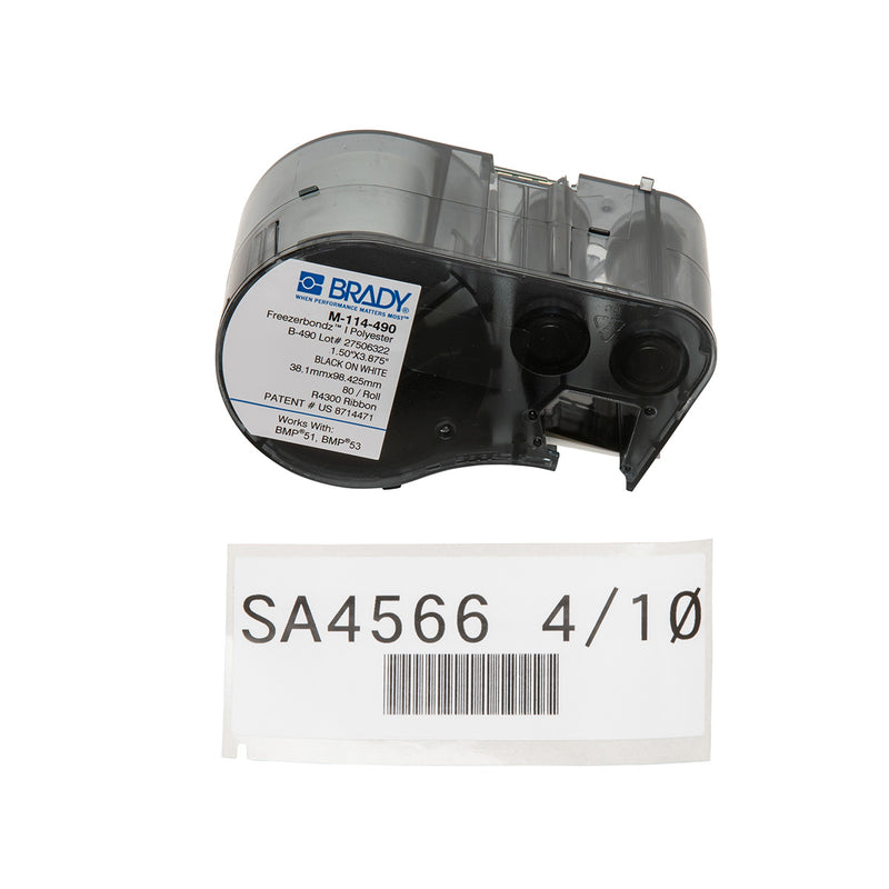 Brady M-114-490 Bmp51/53 Freezerbondz Labelmaker Labels 143314