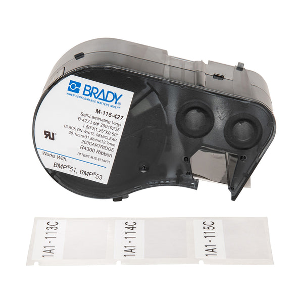 Brady M-115-427 Bmp51/53 Labelmaker Labels 143267