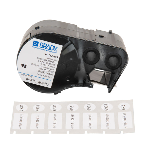 Brady M-117-499 Bmp51/53 Labelmaker Labels 143355