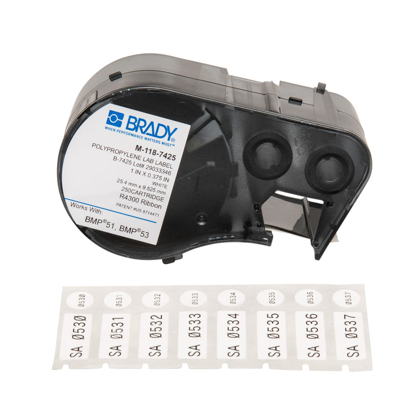 Brady M-118-7425 Bmp41/Bmp51/Bmp53 Labelmaker Labels 149603