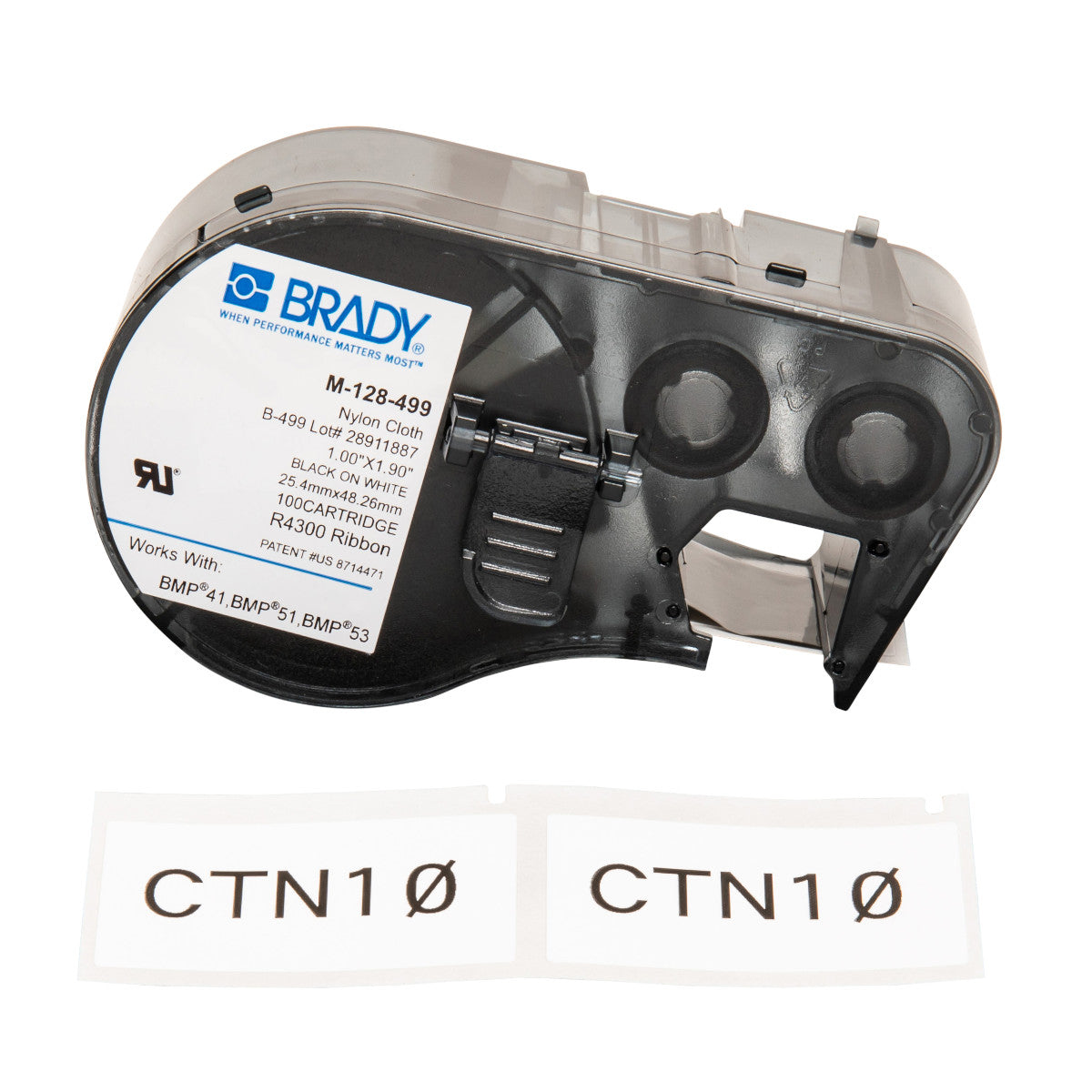 Brady M-128-499 Bmp41/Bmp51/Bmp53 Labelmaker Labels 131600