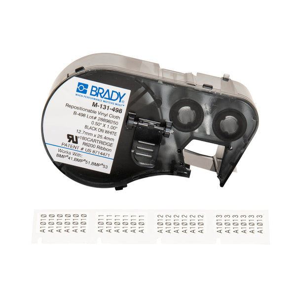 Brady M-131-498 Bmp41/Bmp51/Bmp53 Labelmaker Labels 143334
