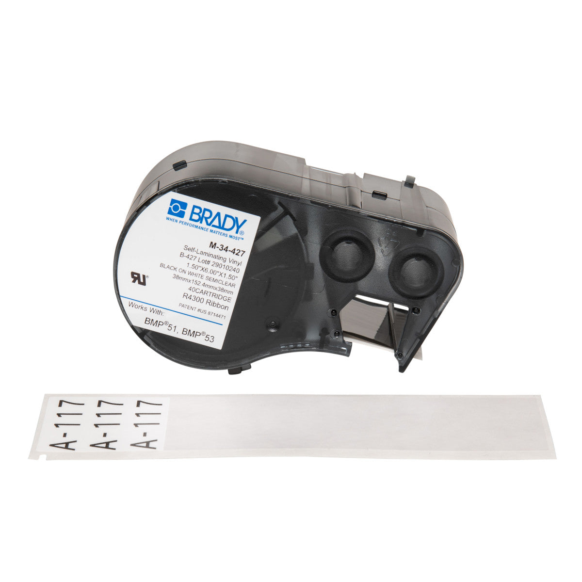 Brady M-34-427 Bmp51/53 Labelmaker Labels 143272