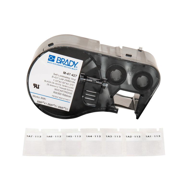 Brady M-47-427 Bmp41/Bmp51/Bmp53 Labelmaker Labels 131589