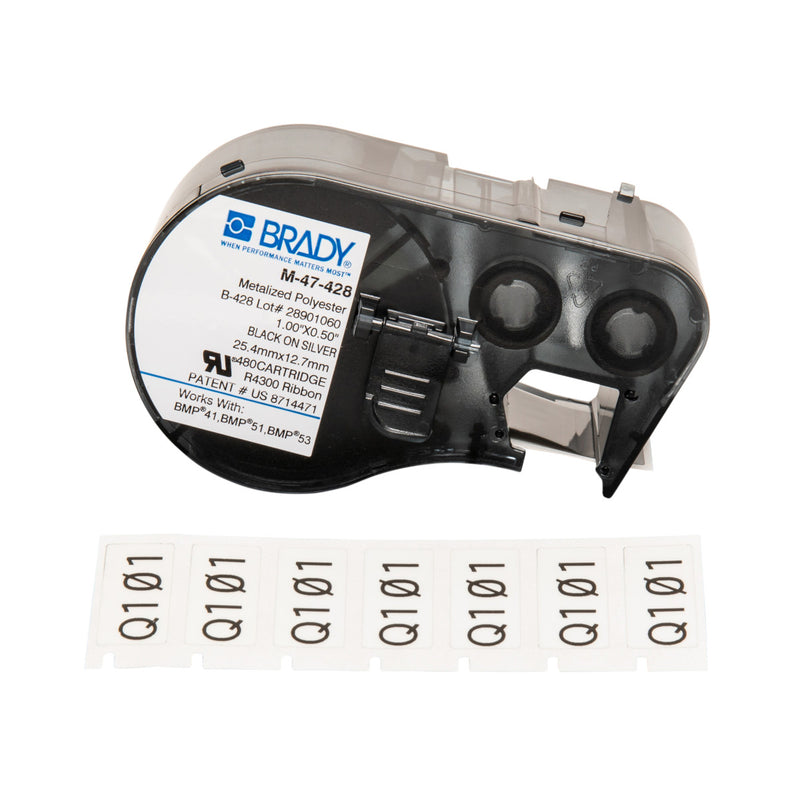 Brady M-47-428 Bmp41/Bmp51/Bmp53 Labelmaker Labels 131602