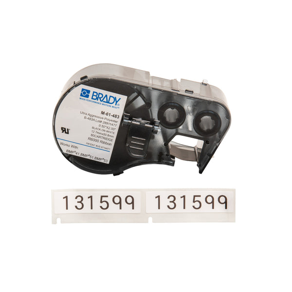 Brady M-61-483 Bmp41/Bmp51/Bmp53 Labelmaker Labels 143304