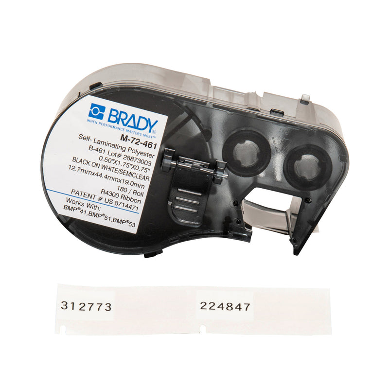 Brady M-72-461 Bmp51/53 Labelmaker Labels 143286