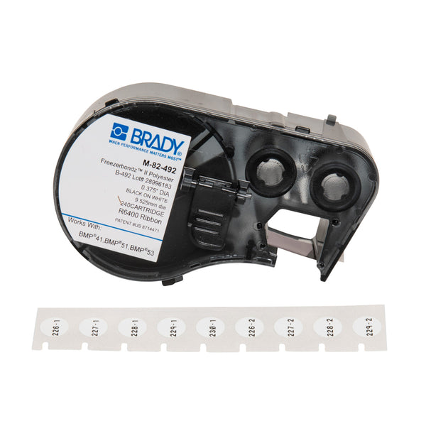 Brady M-82-492 Bmp51/53 Freezerbondz Labelmaker Labels 143315