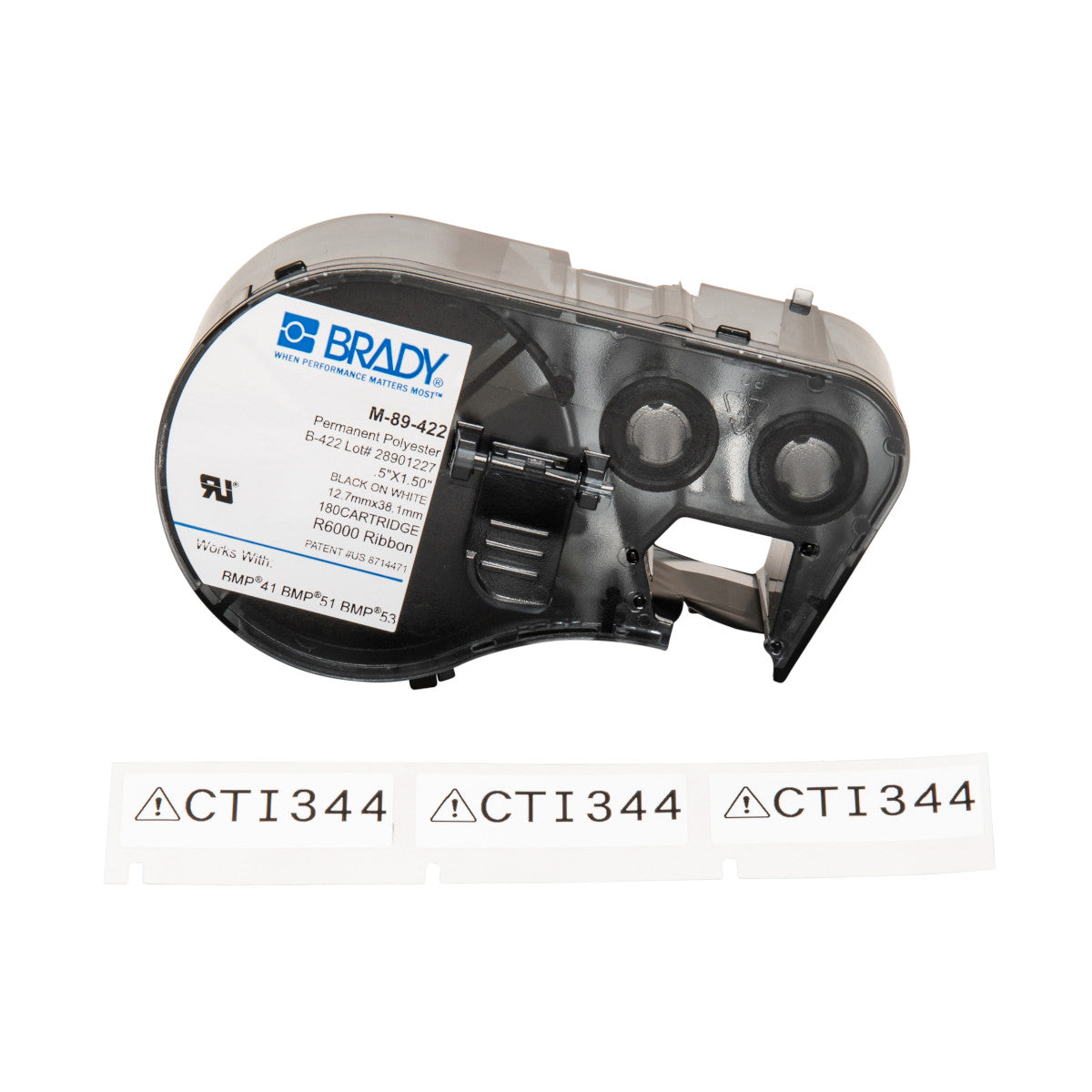 Brady M-89-422 Bmp41/Bmp51/Bmp53 Labelmaker Labels 131577