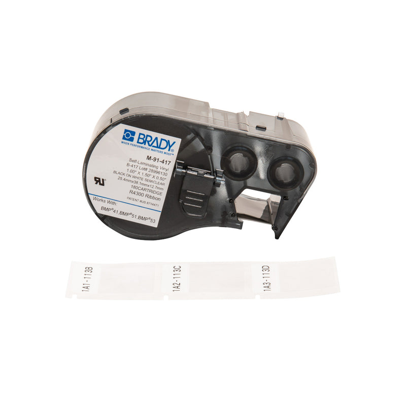Brady M-91-417 BMP41/BMP51/BMP53 Labelmaker Labels 152883