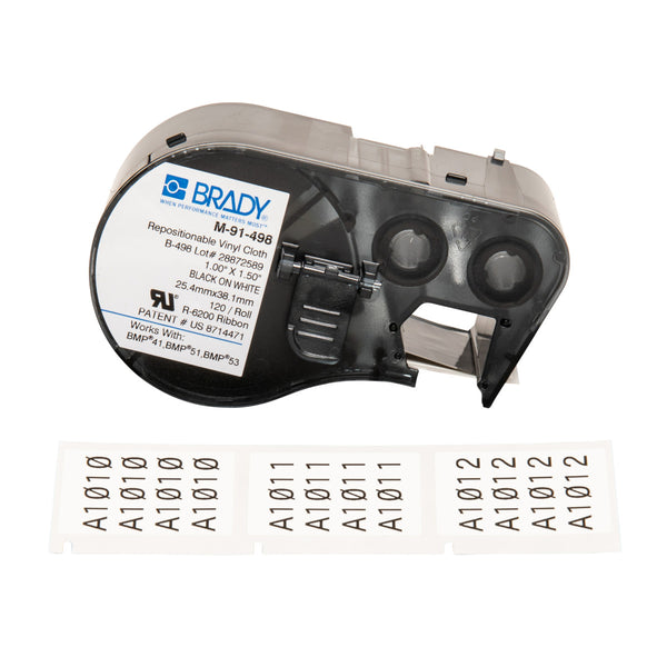 Brady M-91-498 Bmp41/Bmp51/Bmp53 Labelmaker Labels 131578