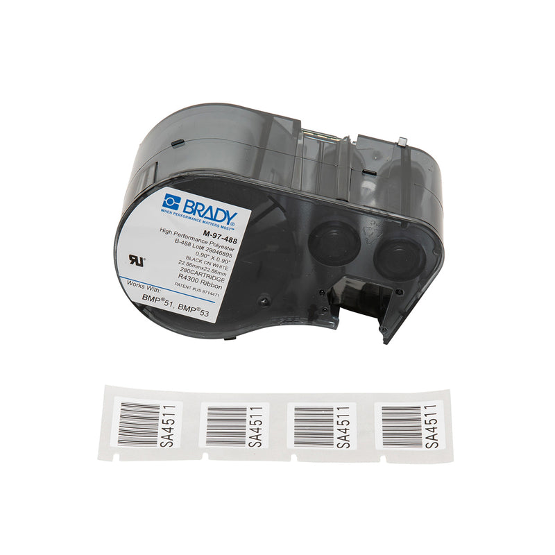 Brady M-97-488 Bmp51/53 Labelmaker Labels 143308