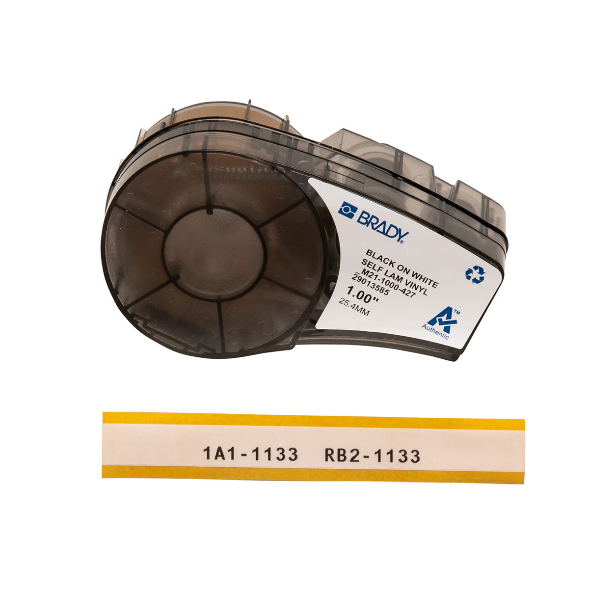 Brady M21-1000-427 Self-Laminating Vinyl Tape For Bmp21-Plus; Bmp21-Lab; Bmp21; Idpal; Labpal 110928