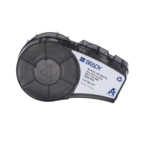 Brady M21-136-499 Nylon cloth labels for M210 and M211 Portable Label printer. 152093