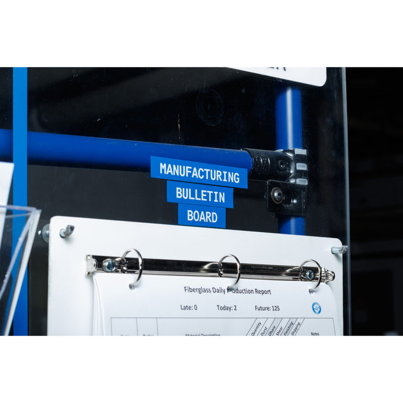 Brady M6C-1900-439-BL Multi-Purpose Vinyl Labels for M610, M611, BMP61, M710 (with media adapter) and BMP71 (with media adapter) 174320