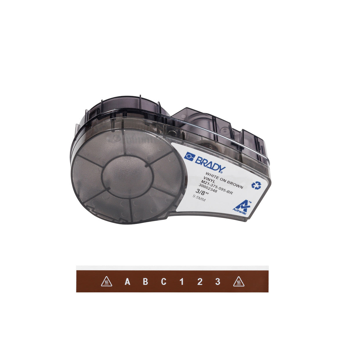 Brady M21-375-595-BR Vinyl Tape For Bmp21-Plus; Bmp21-Lab; Bmp21; Idpal; Labpal 139735