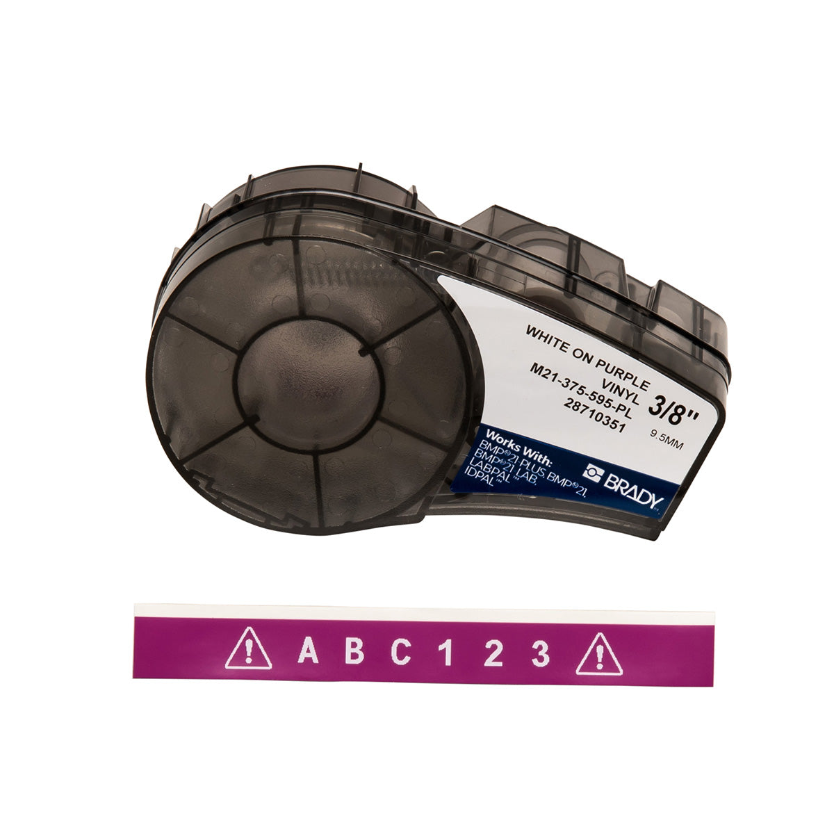 Brady M21-375-595-PL Vinyl Tape For Bmp21-Plus; Bmp21-Lab; Bmp21; Idpal; Labpal 139732
