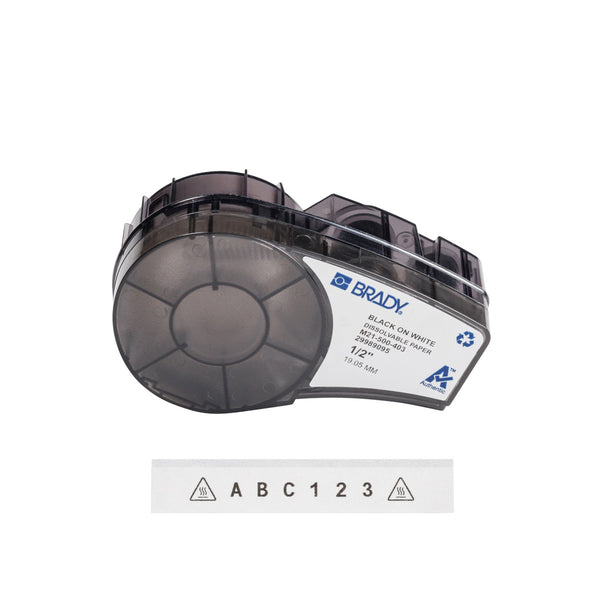 Brady M21-500-403 M21 Series Water-Dissolvable Labels 152248