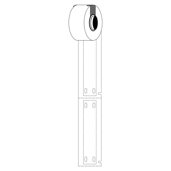 Brady M61-15x75-7643-WT Linerless B-7643 Cable Tags For M611 & Bmp61 303348