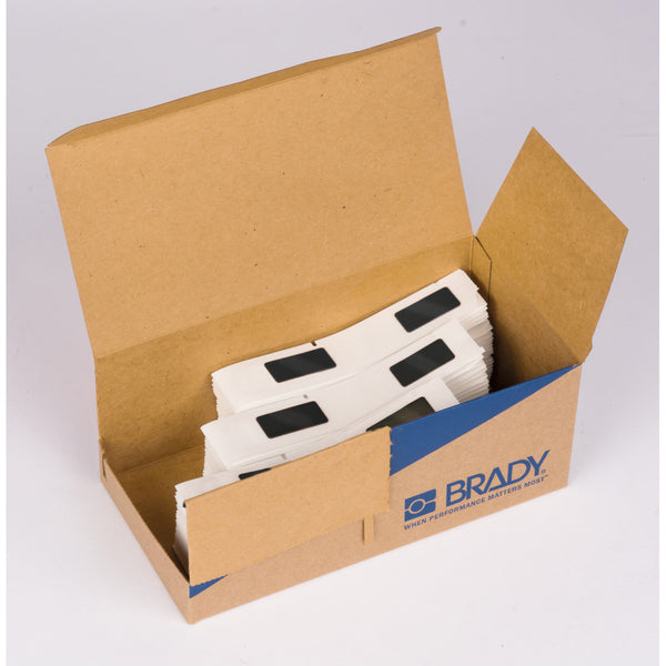 Brady M61EP-07-7593-BK Engraved Plate Replacement Labels For M611 And Bmp61 198753