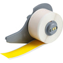 Brady M7C-1000-472-YL High Temp Flame Retardant Polyimide Wrap Around Labels for M710 and BMP71 173295