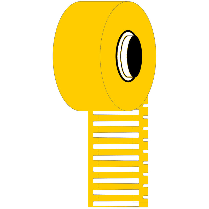 Brady M7-23x4.4-7696-YL M710 Rigid DuraSleeve Wire Marking Inserts 312003