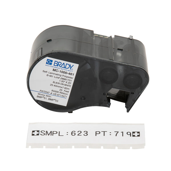 Brady MC-1000-461-AW Bmp51/53 Labelmaker Labels 143293