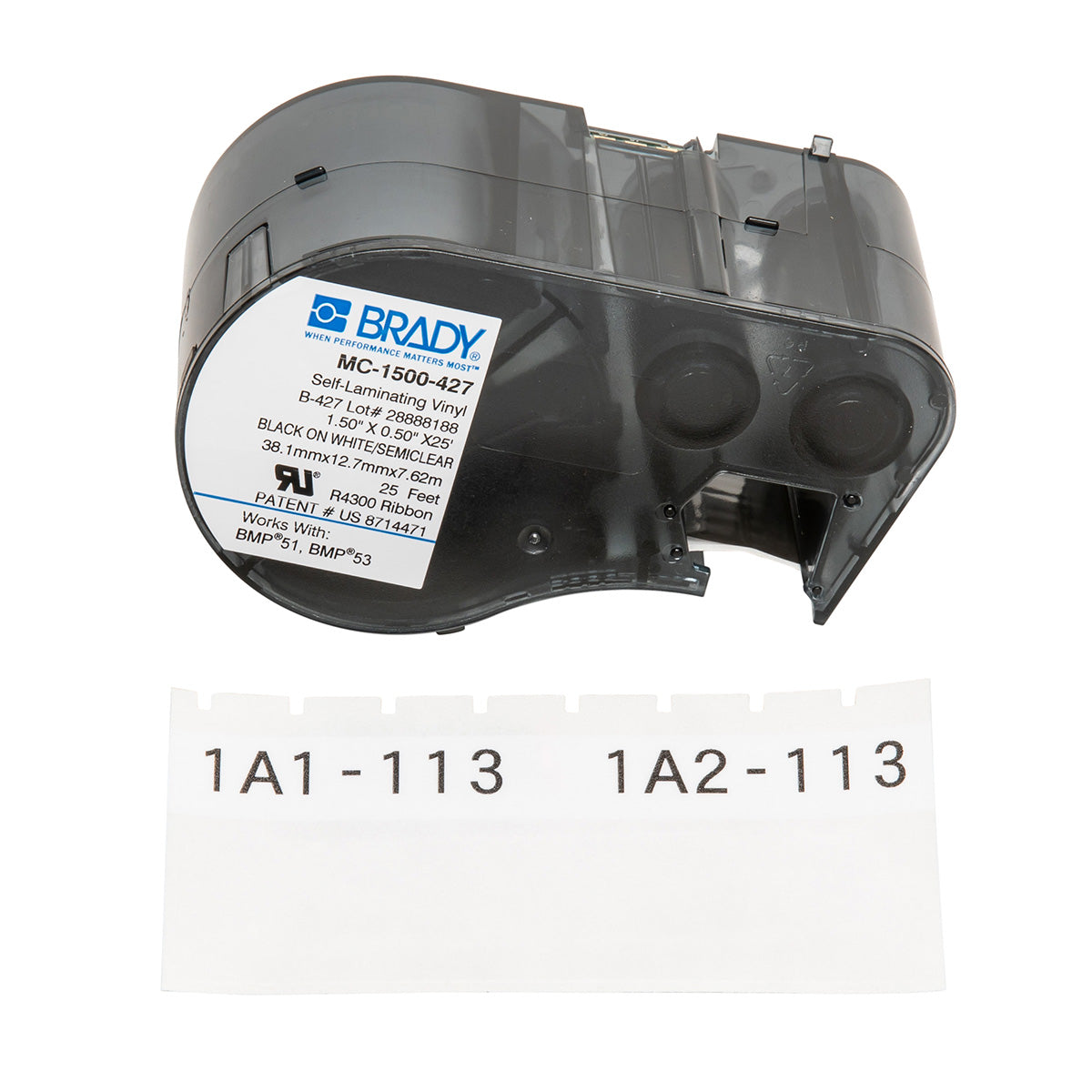 Brady MC-1500-427 Bmp51/53 Labelmaker Tape 143273