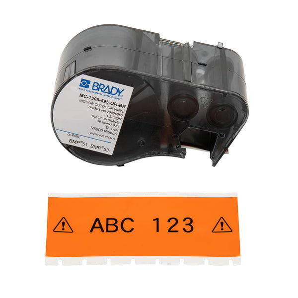 Brady MC-1500-595-OR-BK Bmp51/53 Labelmaker Tape 143370