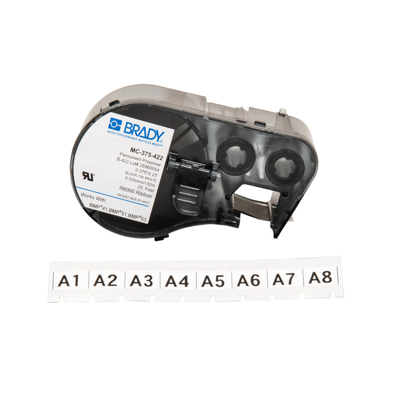 Brady MC-375-422 Bmp41/Bmp51/Bmp53 Labelmaker Labels 143239