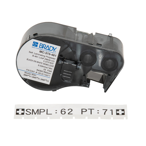 Brady MC-375-461-AW Bmp51/53 Labelmaker Labels 143284