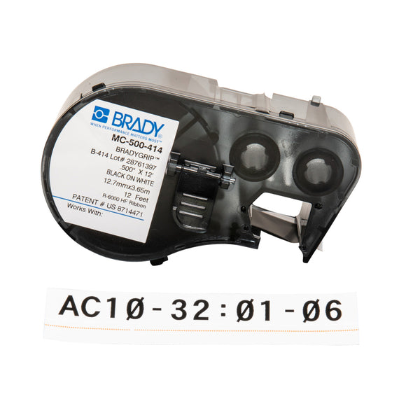 Brady MC-500-414 BradyGrip Print-on Hook Material for BMP41/BMP51/BMP53 151725