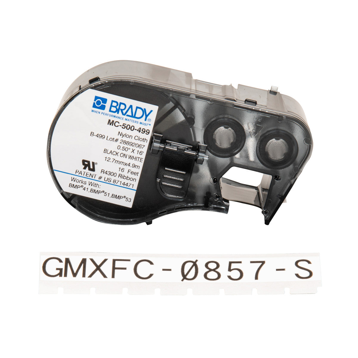 Brady MC-500-499 Bmp41/Bmp51/Bmp53 Labelmaker Labels 143351