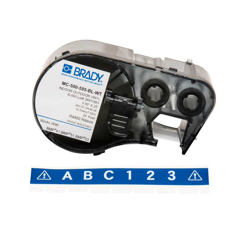 Brady MC-500-595-BL-WT Bmp41/Bmp51/Bmp53 Labelmaker Tape 143387