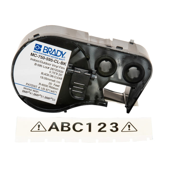 Brady MC-750-595-CL-BK Bmp41/Bmp51/Bmp53 Labelmaker Tape 143364