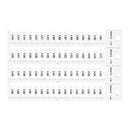 Brady TAG 4X12 -4 STICKS WHITE/2048 Cable & Wire Tags - 4mm x 12mm SA4X12