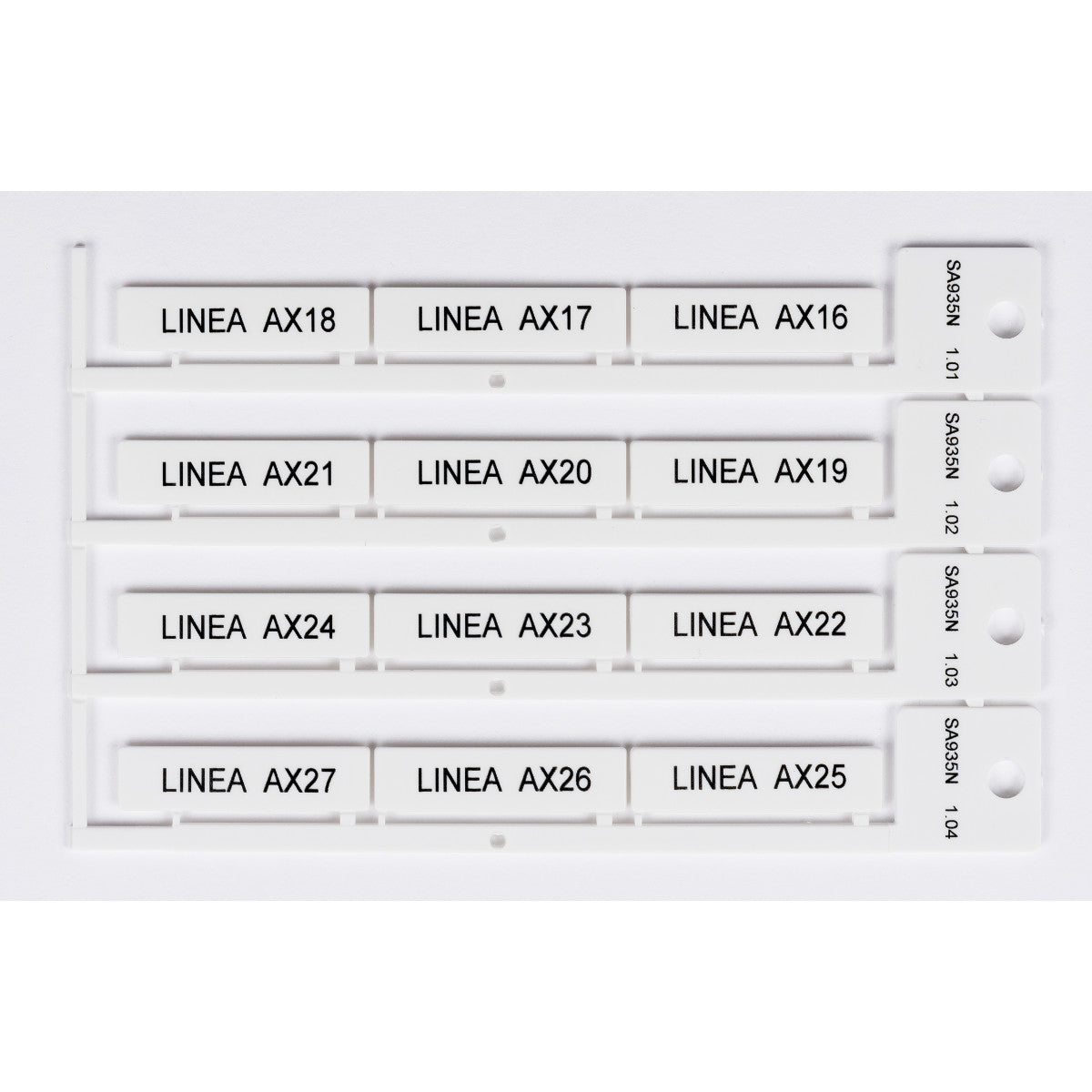 Brady TAG 9X35 FOR SAT935 WHITE Electrical Component Tags - 9mm x 35mm SA935N