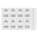 Brady RAIL TAG, 15x27 Electrical Component Rail Tags - 15mm x 27mm, Single T1527B