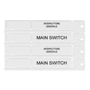 Brady TAG 15X67 WHITE Electrical Component Tags - 15mm x 67mm T1567B