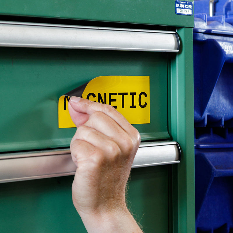 Brady B30C-4250-509-YL Printable Magnetic Tape For Bbp3X/S3Xxx/I3300 Printers 117918