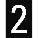 Brady NL7527A4BK-2 Numbers & letters DIN A4 size 911729