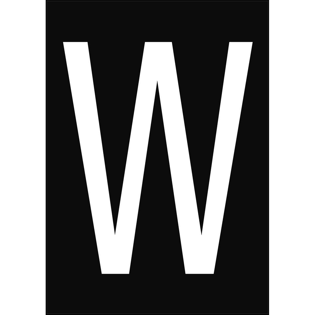 Brady NL859A4WH-W Numbers & letters DIN A4 size 911072