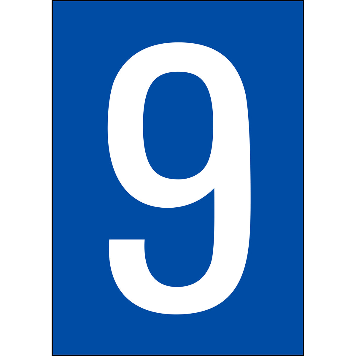Brady NL859A4BL-9 Numbers & letters DIN A4 size 911215